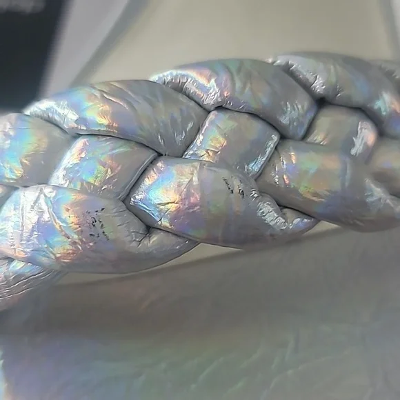 Dolce Vita Silver Holo Strappy Sandal (Paily Pride) - Picture 3 of 4